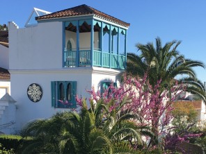 Enchanting Moorish-Style tower house with wonderful views, exotic garden & large pool in the centre of Gaucín, one of the celebrated white villages of Andalucia